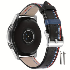 Colorful Leather Watch Strap Spring Bars 20mm22mm