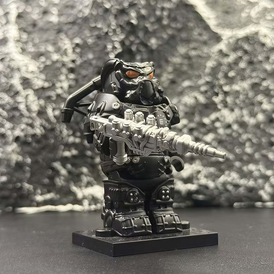 Power Suit Mech Brothers Club Building Model Figure