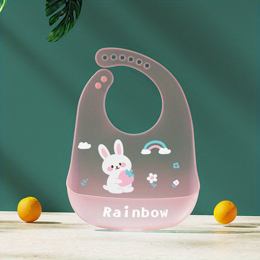 Baby Ultra Soft Silicone Feeding Bib Waterproof Bib