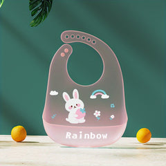 Baby Ultra Soft Silicone Feeding Bib Waterproof Bib