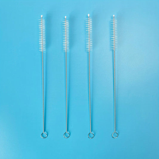 304 Stainless Steel Straw Brush Functional Cleaning Brush