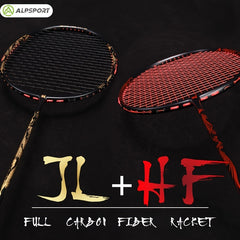 ALP Full Carbon Offensive 8U 62G 30LBS Badminton Racket