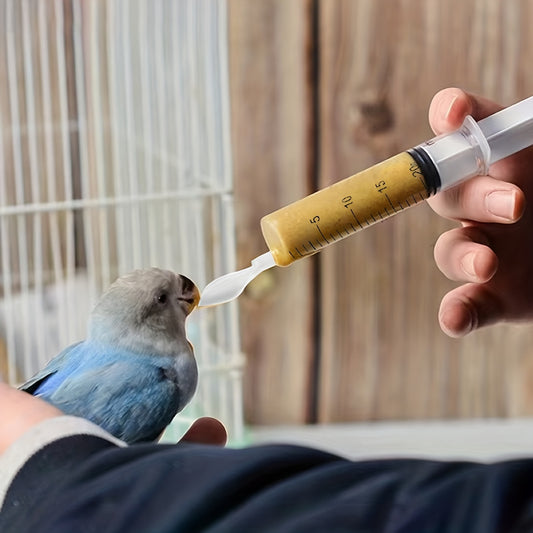 4pcs Bird Feeder Supplies For Parrots Needle Tube Feeder Parrot Feeding