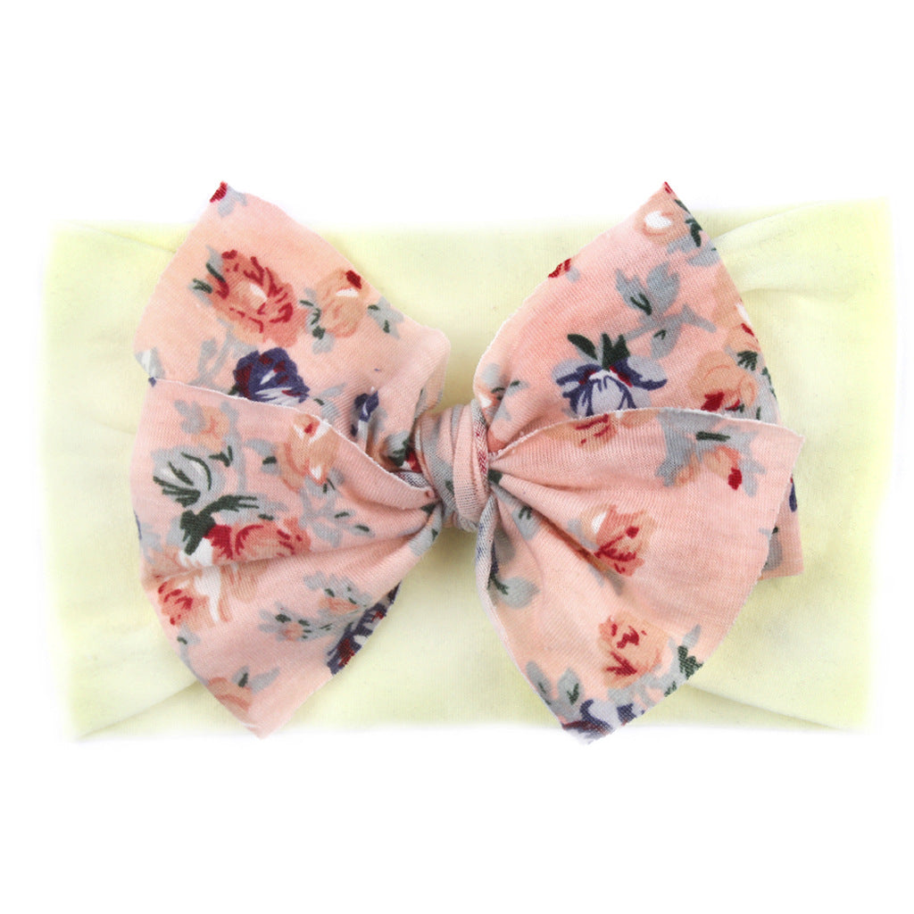European American Baby Hairband Bow Nylon Hairband