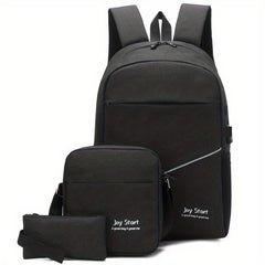 Men's Business Laptop Backpack Set