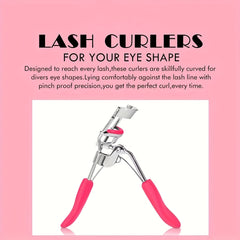 Eyelash Curler Lash Curler With 10 Refills Fits All Eye Shapes