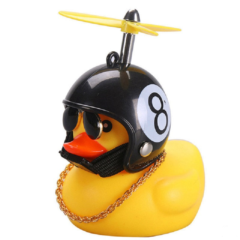 Yellow Duck Helmet Sunglasses Duckling Car