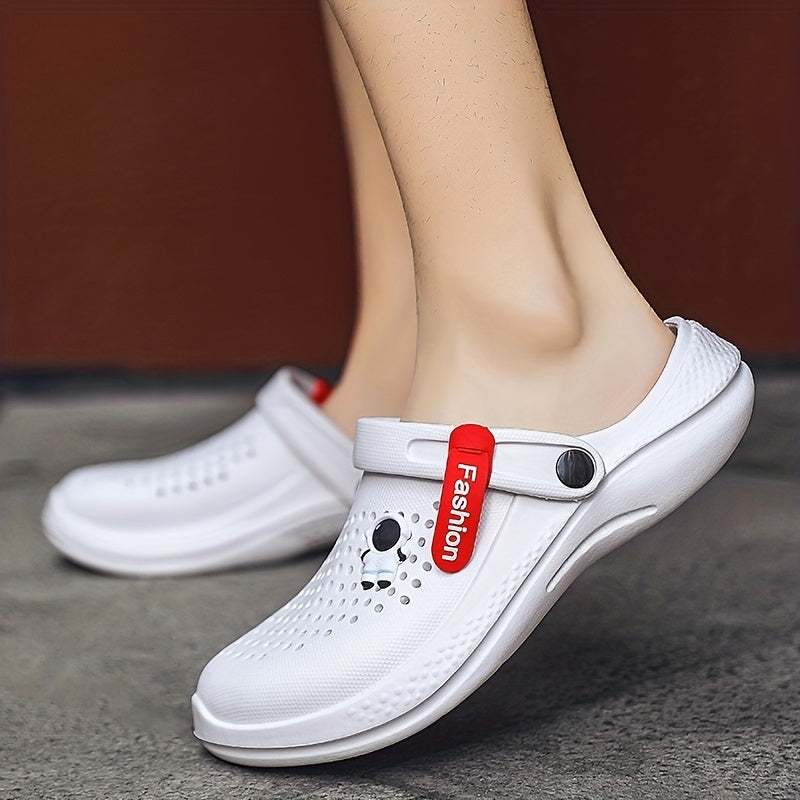 Women's Flat Clogs Sandals Adjustable Strap Non Slip Outdoor Beach Slippers