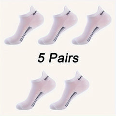 5 Pairs Quick Drying Ankle Socks For Men/Women