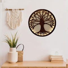 LED Wooden Carving Lamp Retro Hanging Home Decoration