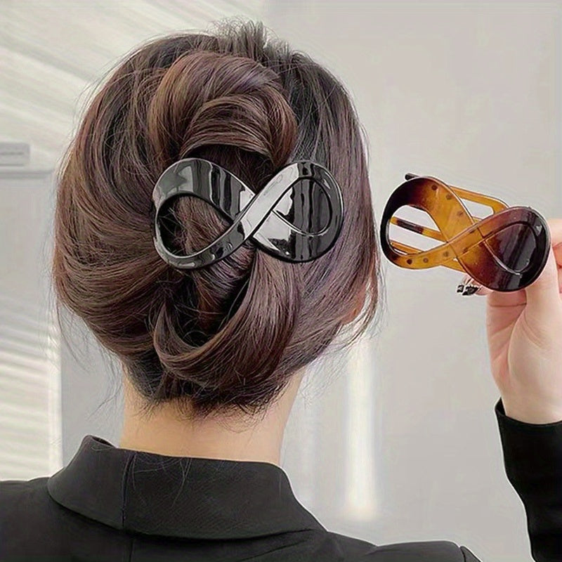 2pcs Acrylic Hair Claw Matte Hair Barrettes Women Girls Hair Accessories