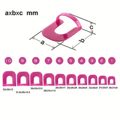 26pcs Reusable Nail Polish Moulds Anti-fouling Protection Tools