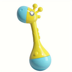 Giraffe Hand Chime Toy ABS Plastic Manual Musical Instrument for Kids