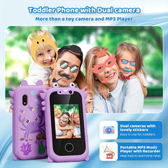 Jerzens Purple Frog Phone Case Double Camera Touchscreen
