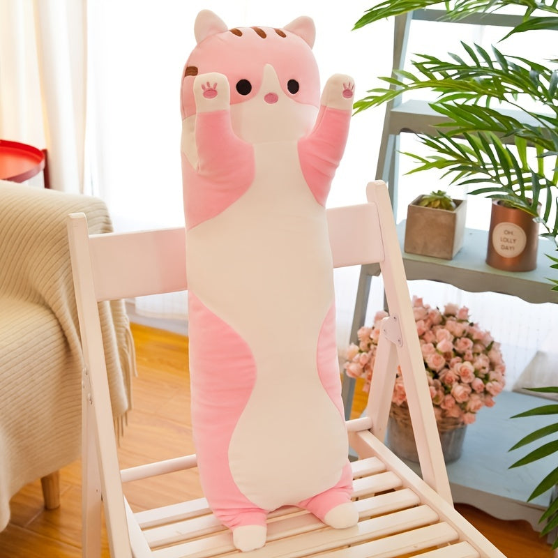 Cartoon Cat Plush Toy Long Cat Doll Sleeping Pillow Doll Gift For Children
