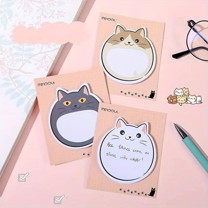 Cartoon Cat Series Sticky Notes Notepad Paper