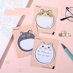 Cartoon Cat Series Sticky Notes Notepad Paper