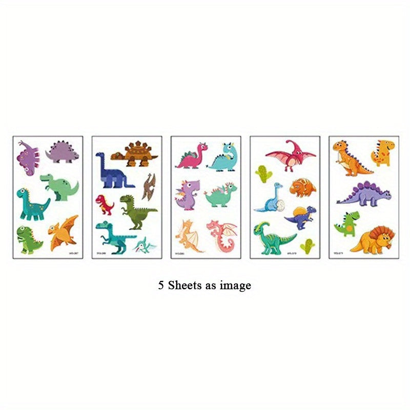 Realistic Dinosaur Tattoo Stickers - Semi Permanent Waterproof