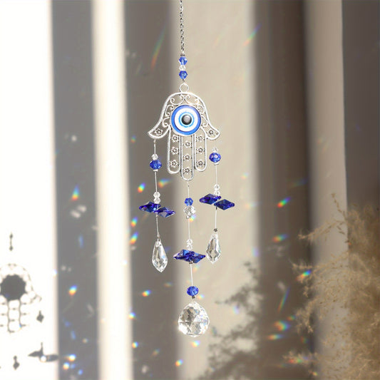 Rainbow Maker Tree Of Life Glass Prism Suncatcher Window Pendant Decor