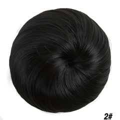 Synthetic Hair Curling Bun Elastic Band Extension
