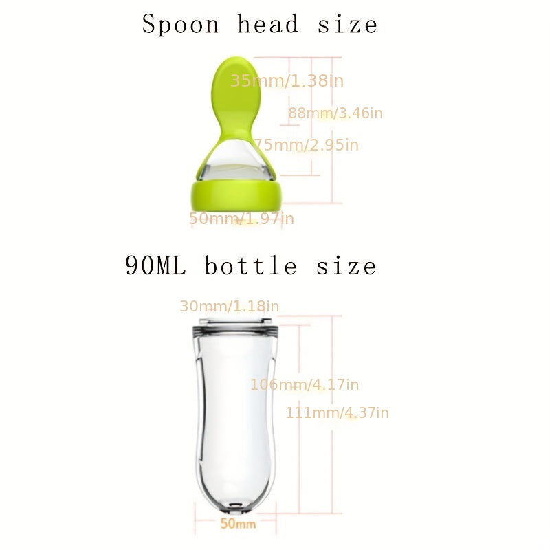 Baby Rice Paste Feeding Bottle 90ml Squeezing Feeding Device