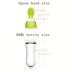 Baby Rice Paste Feeding Bottle 90ml Squeezing Feeding Device