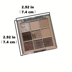 Milk Tea 9 Eyeshadow Palette Matte & Shimmer Finish