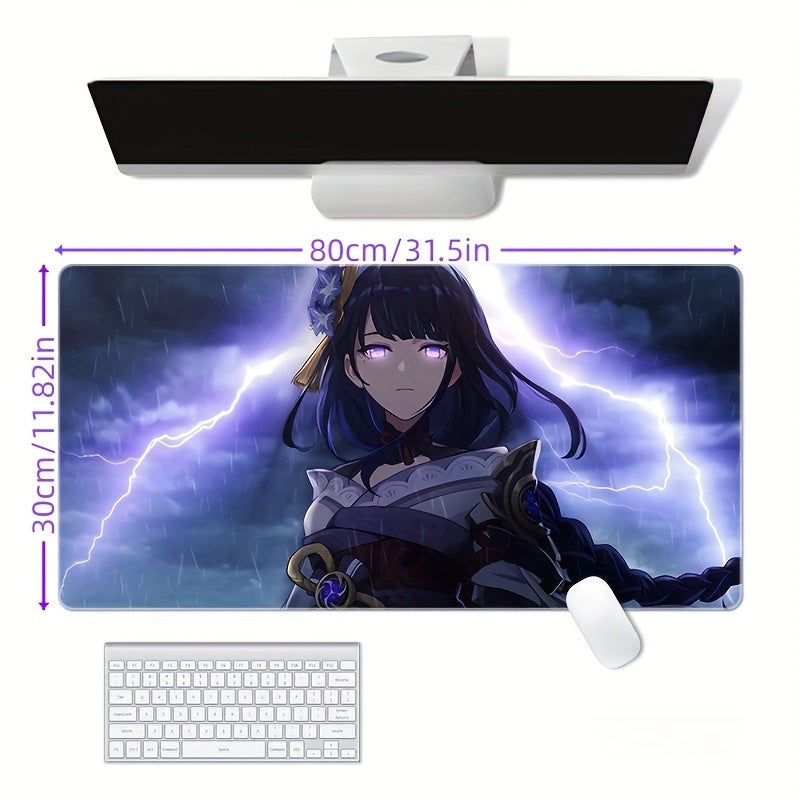 Large Mouse Pad Gaming Desk Mat Animation Pattern Non-slip Rubber Protection