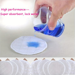 12pcs Washable Nursing Breast Pads Soft Absorbent Baby Breastfeeding Pads