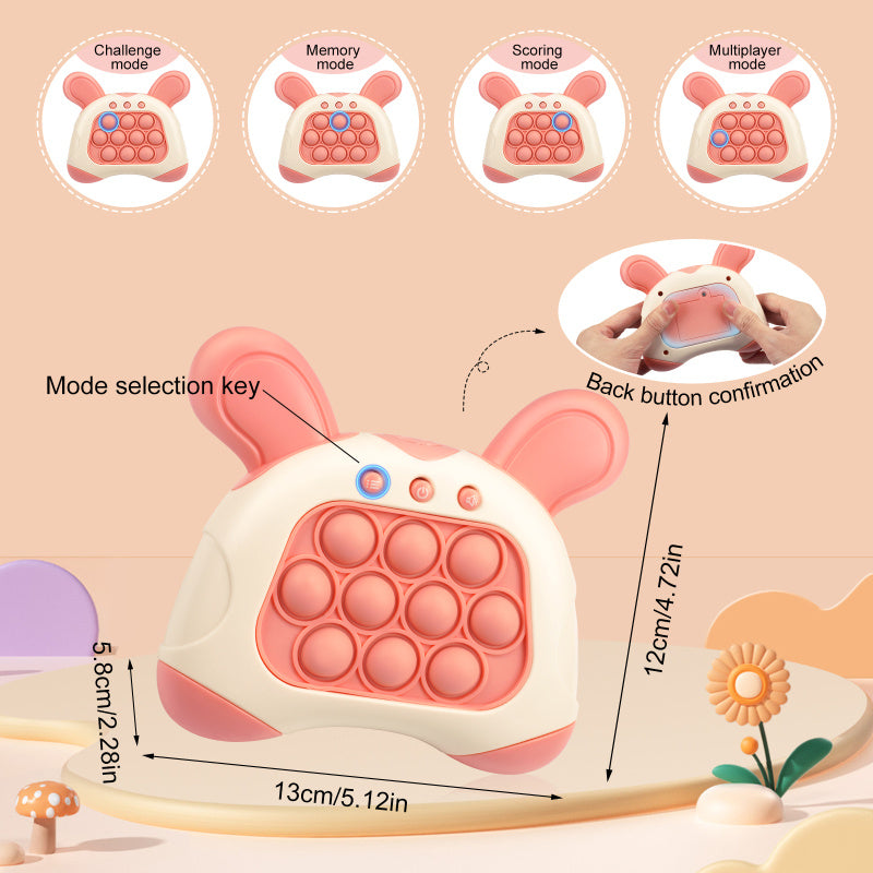 Push Bubble Pattern Popping Game Stress Relief Toy Pink