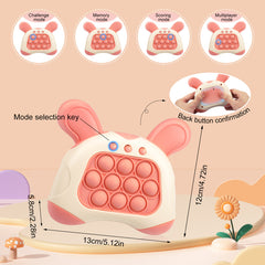 Push Bubble Pattern Popping Game Stress Relief Toy Pink