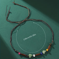 Boho Braided Head Chain Crystal Hair Band for Women