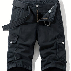 Men's Cotton Cargo Shorts for Spring and Summer