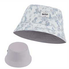 Unisex Reversible Cotton Bucket Hats for Summer Travel Beach