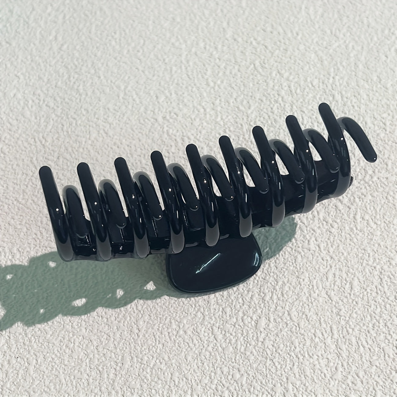 6pcs Large Hair Claw Vintage Glossy Style Shark Claw Hair Accessories