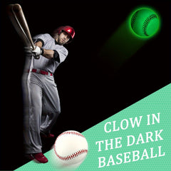 12pcs Glow In The Dark Baseball Set with Stand