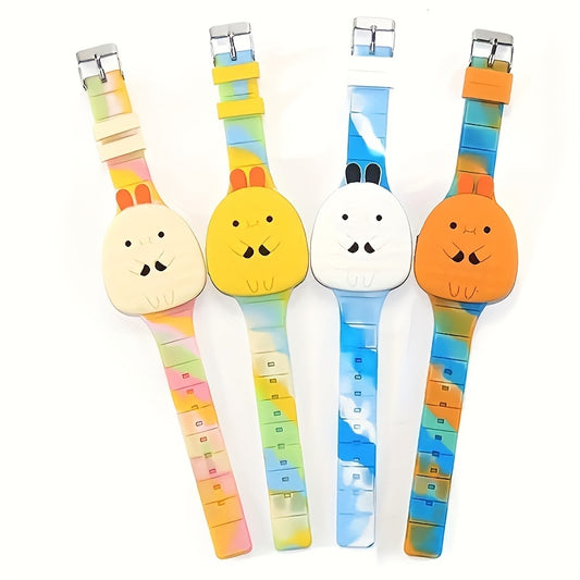 Children's Cartoon Flip Digital Watch