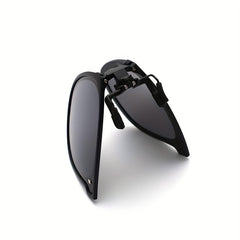 Men's Foldable Clip On Sunglasses with Case