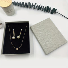 1pc Necklace Box Earring Box Jewelry Set Box Wedding Decorations