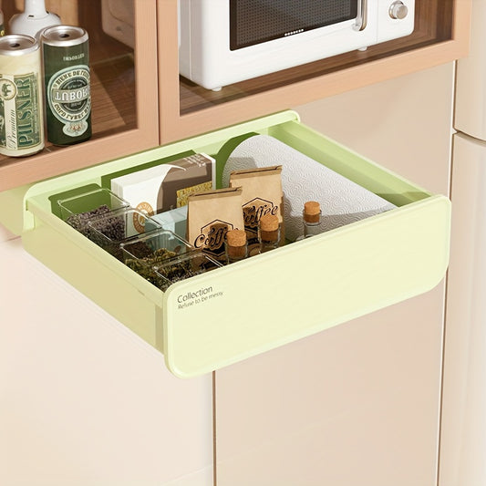 Under Desk Storage Drawer Box Slide Out Self Adhesive Drawer Basket