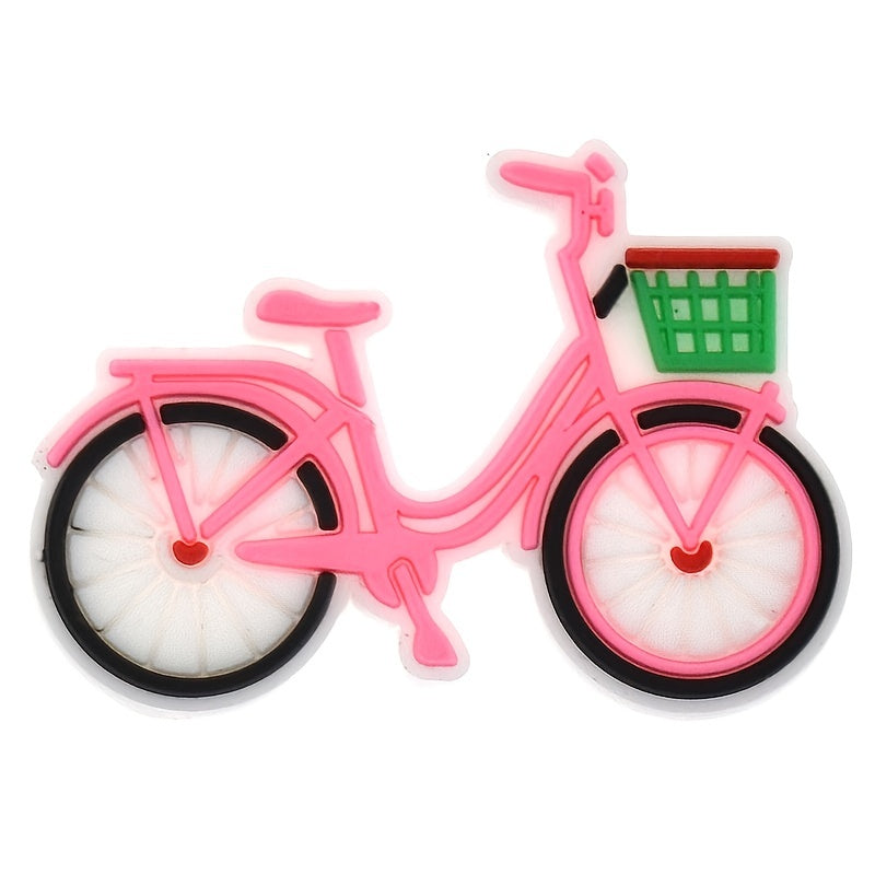 26pcs Pink Shoe Charms for Clogs Sandals - PVC Shoe Accessories for Party Favors