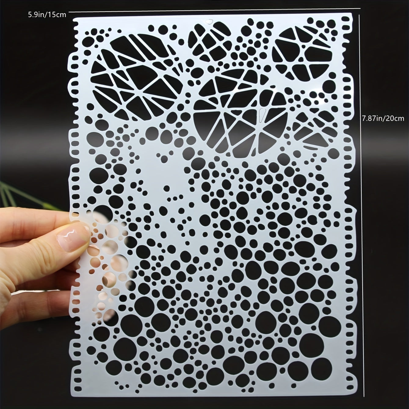 DIY Scrapbook Drawing Template Shine Words Rubber Stamp