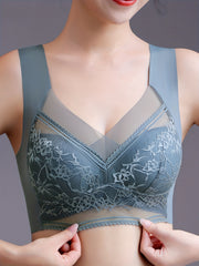 Lace Wireless Push Up Bra Women's Lingerie