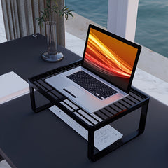 Metal Laptop Stand for Cooling on Desktop