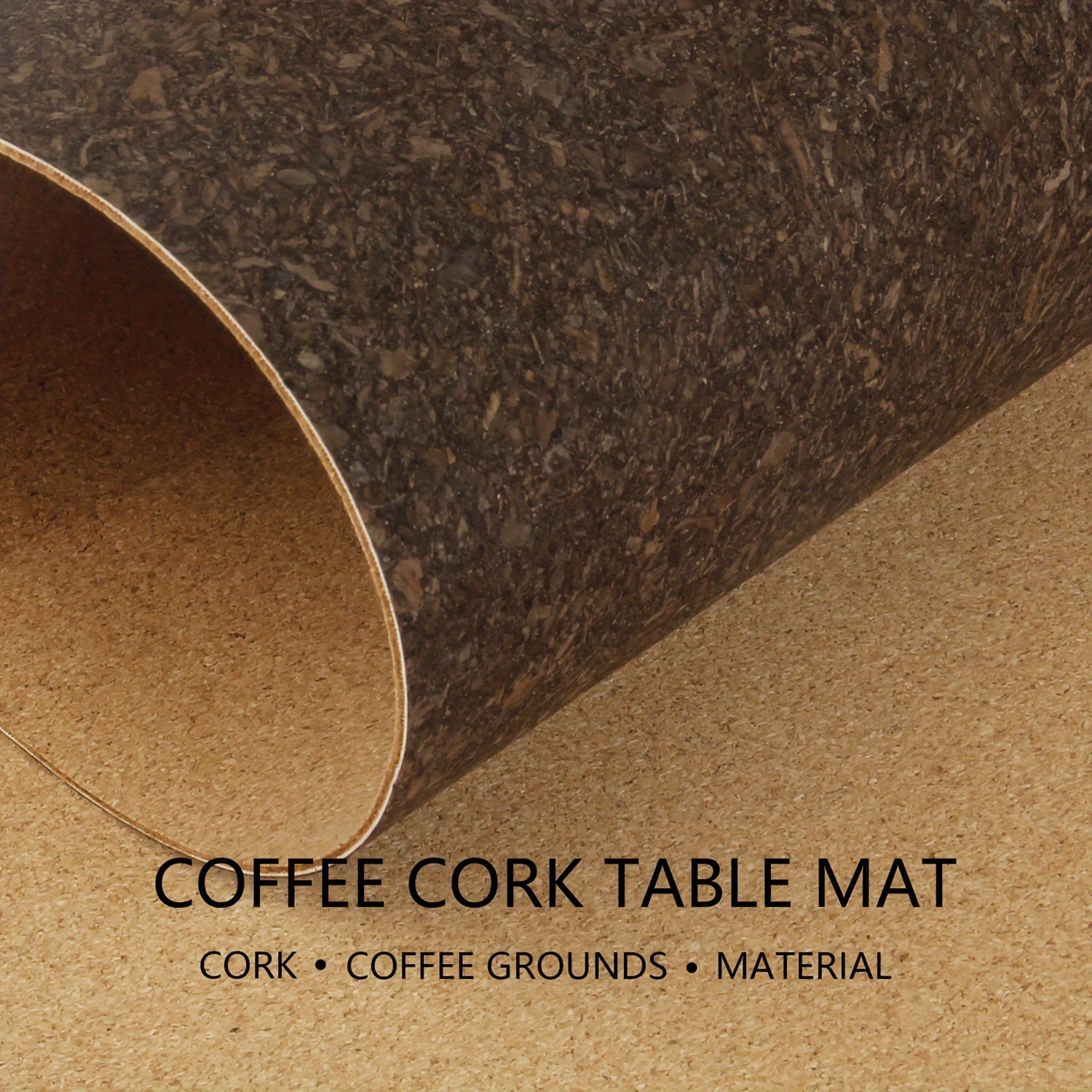 Double Sided Natural Cork Heat Insulation Mouse Pad