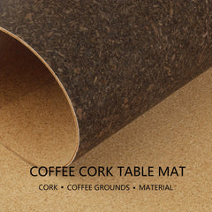 Double Sided Natural Cork Heat Insulation Mouse Pad