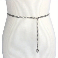 Metal Waist Chain Belt for Women Dress Clothes Accessories