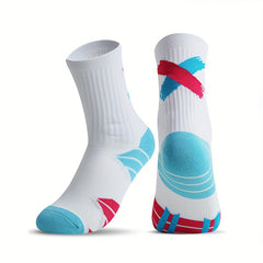 Men's Mid Crew Sport Socks Sweat Absorbing Comfy Breathable Socks