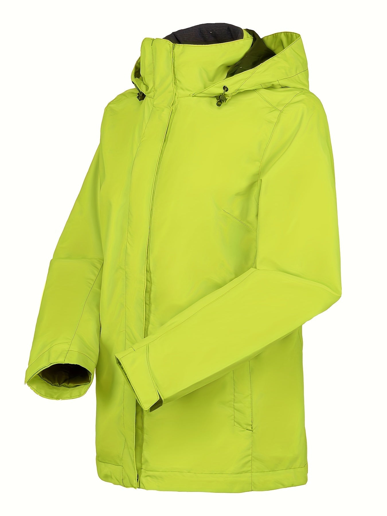 Women's Waterproof Hooded Jacket for Outdoor Activities