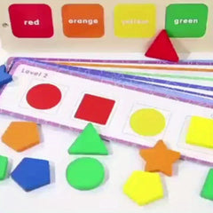 Wooden Shape Classification Box for Kids